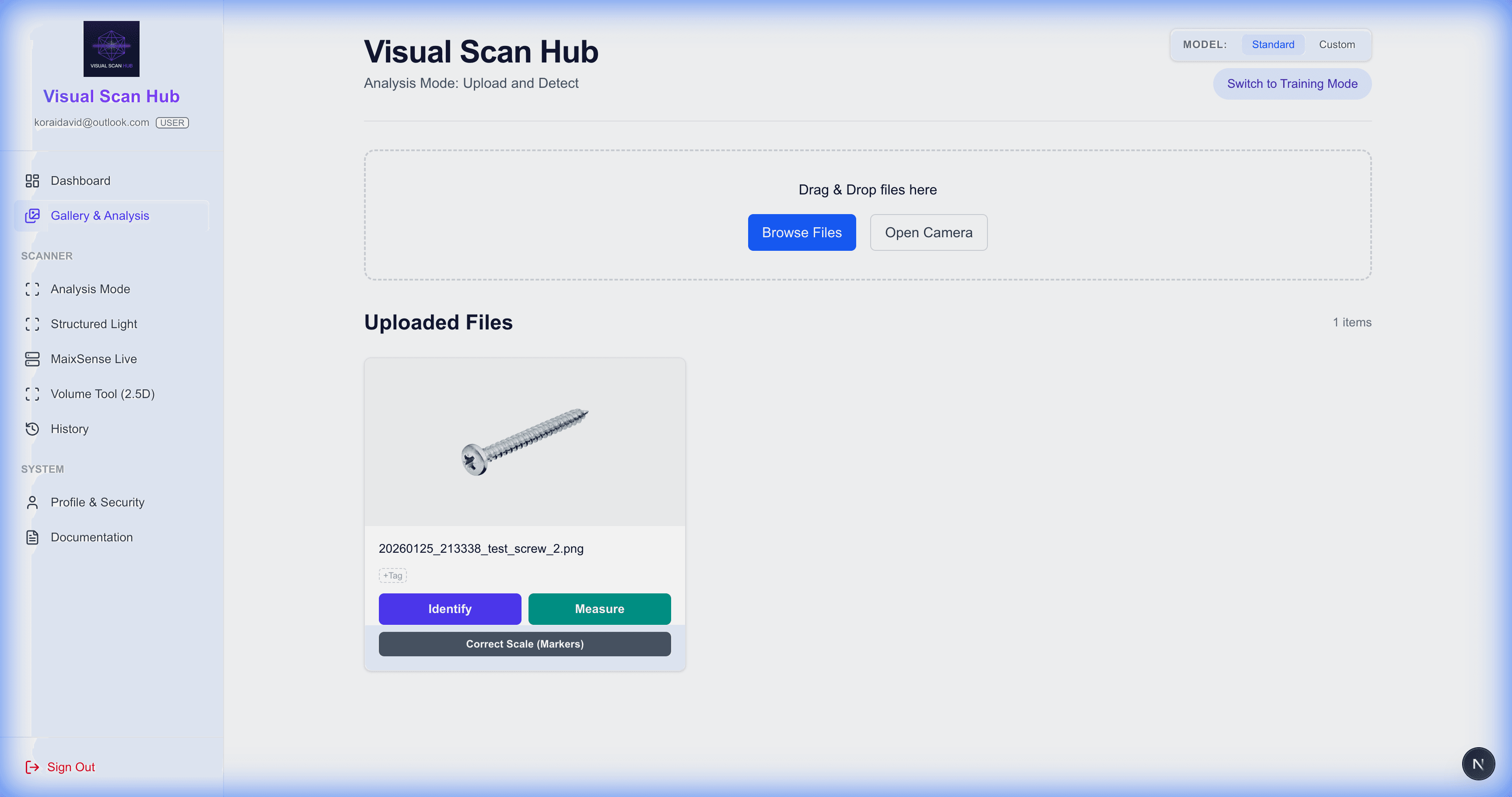 Gallery Interface